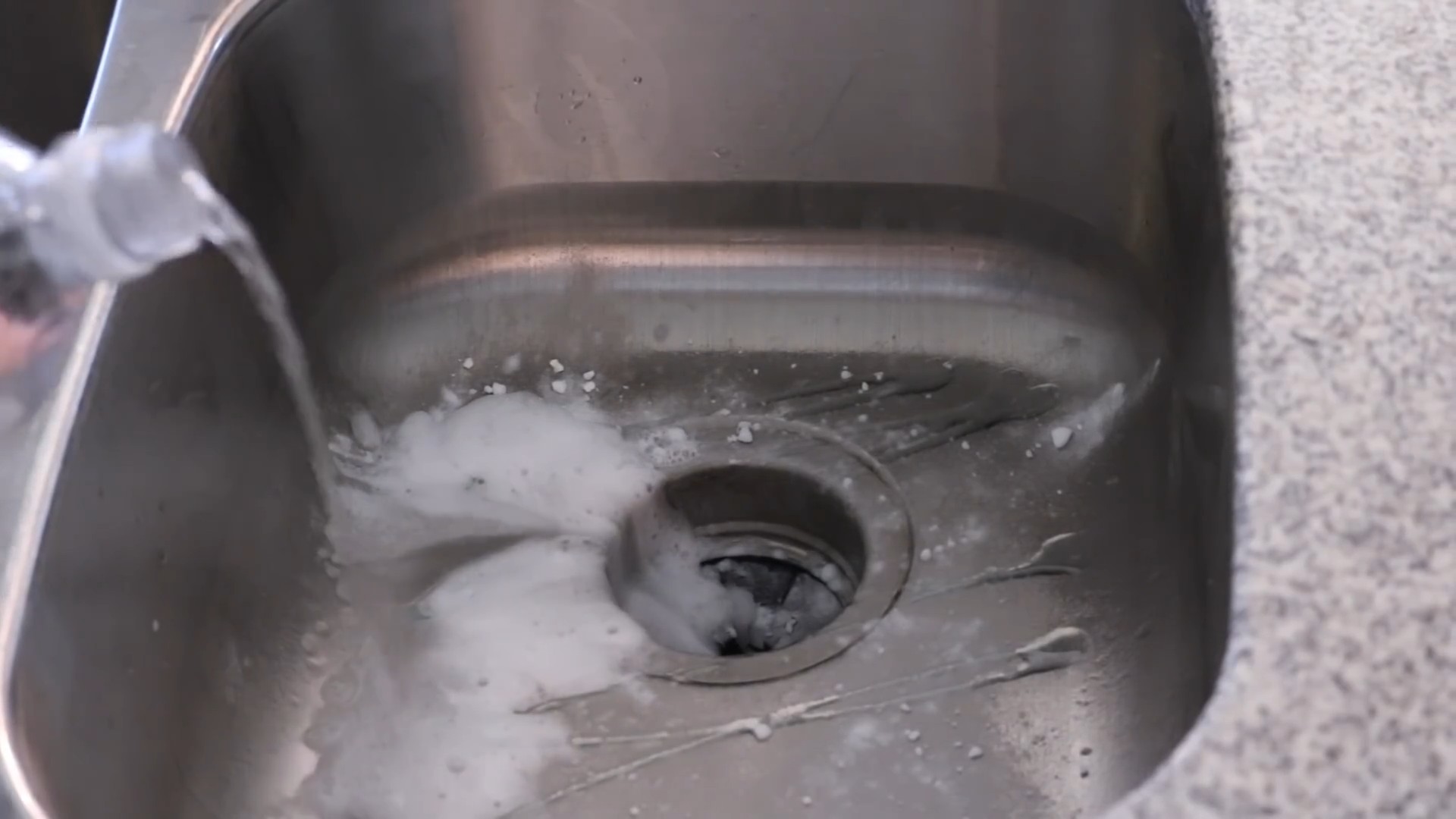 Dish soap sink cleaning hack