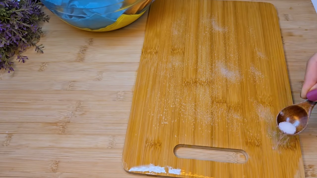 Lemon and Salt Wood Cleaner