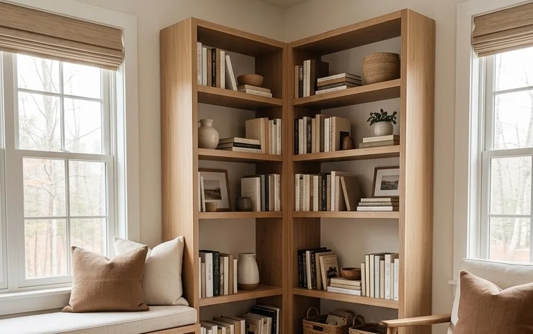 32 Corner Bookshelves That Look Amazing | GoDownsize