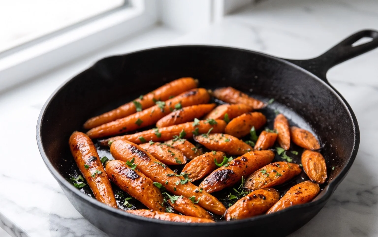 Pan Roasted Carrot Recipe – Oma's Pfanne geröstete Karotten