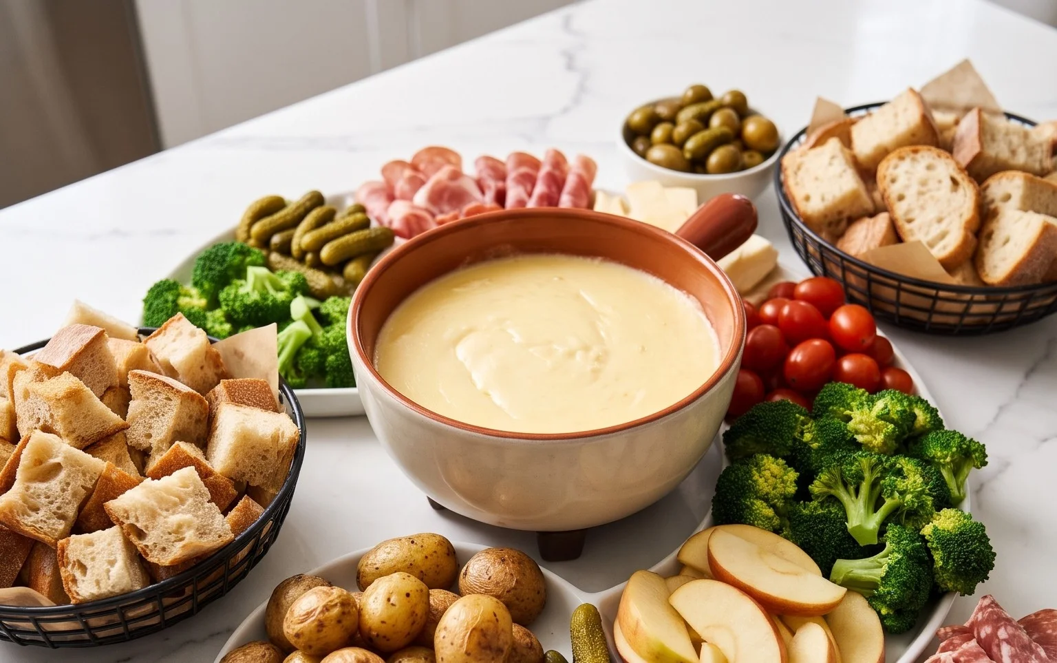 Accompagnements Parfaits pour Fondue au Fromage