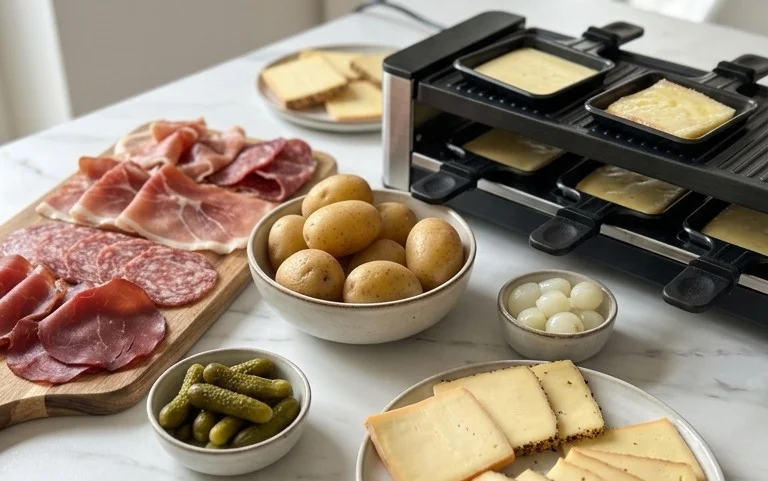 Raclette tendance : ingrédients, astuces et liste de courses